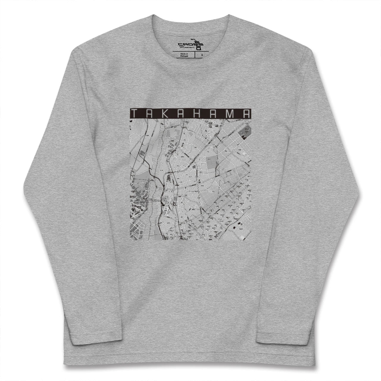 【高浜(愛知県)】地図柄ロングスリーブTシャツ