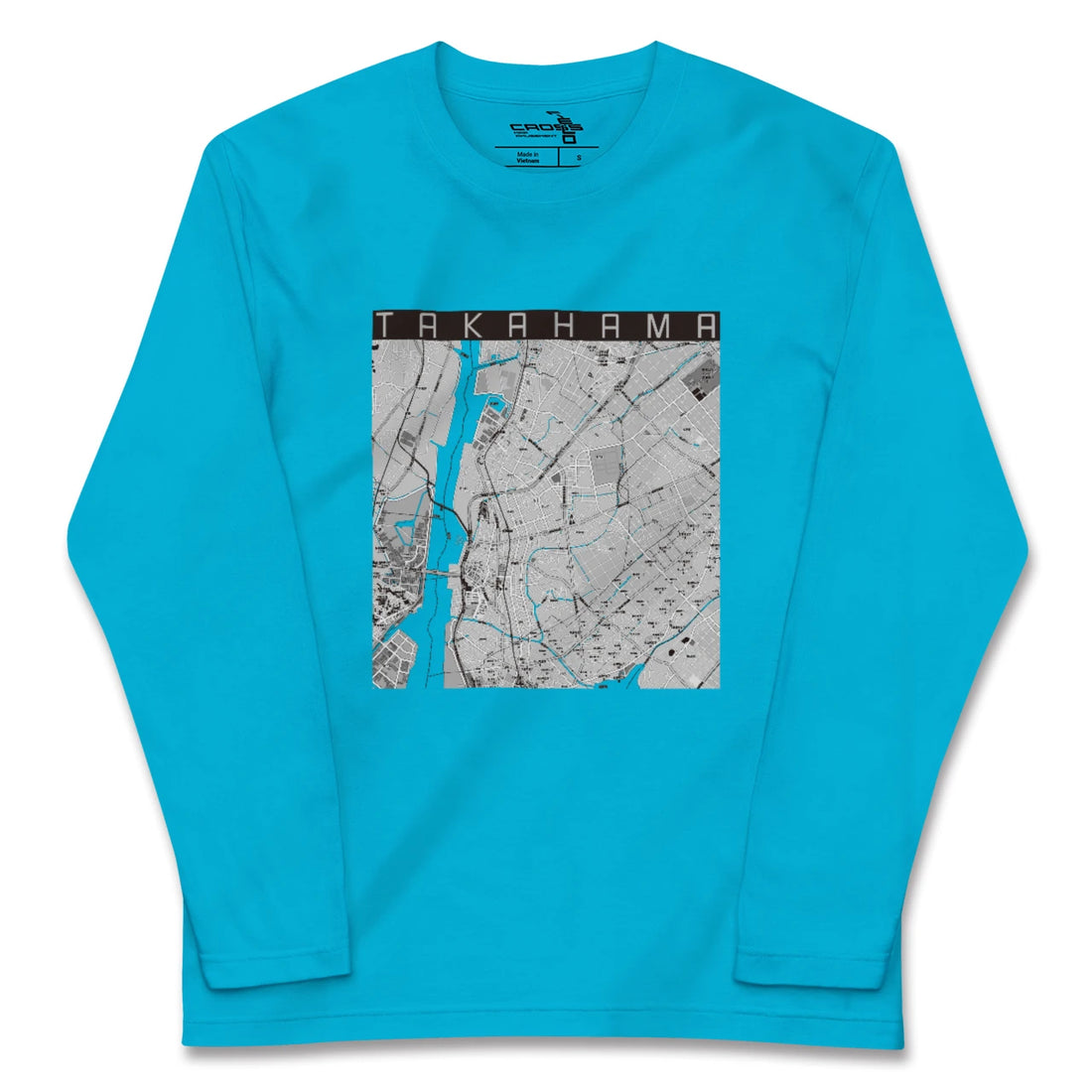 【高浜(愛知県)】地図柄ロングスリーブTシャツ