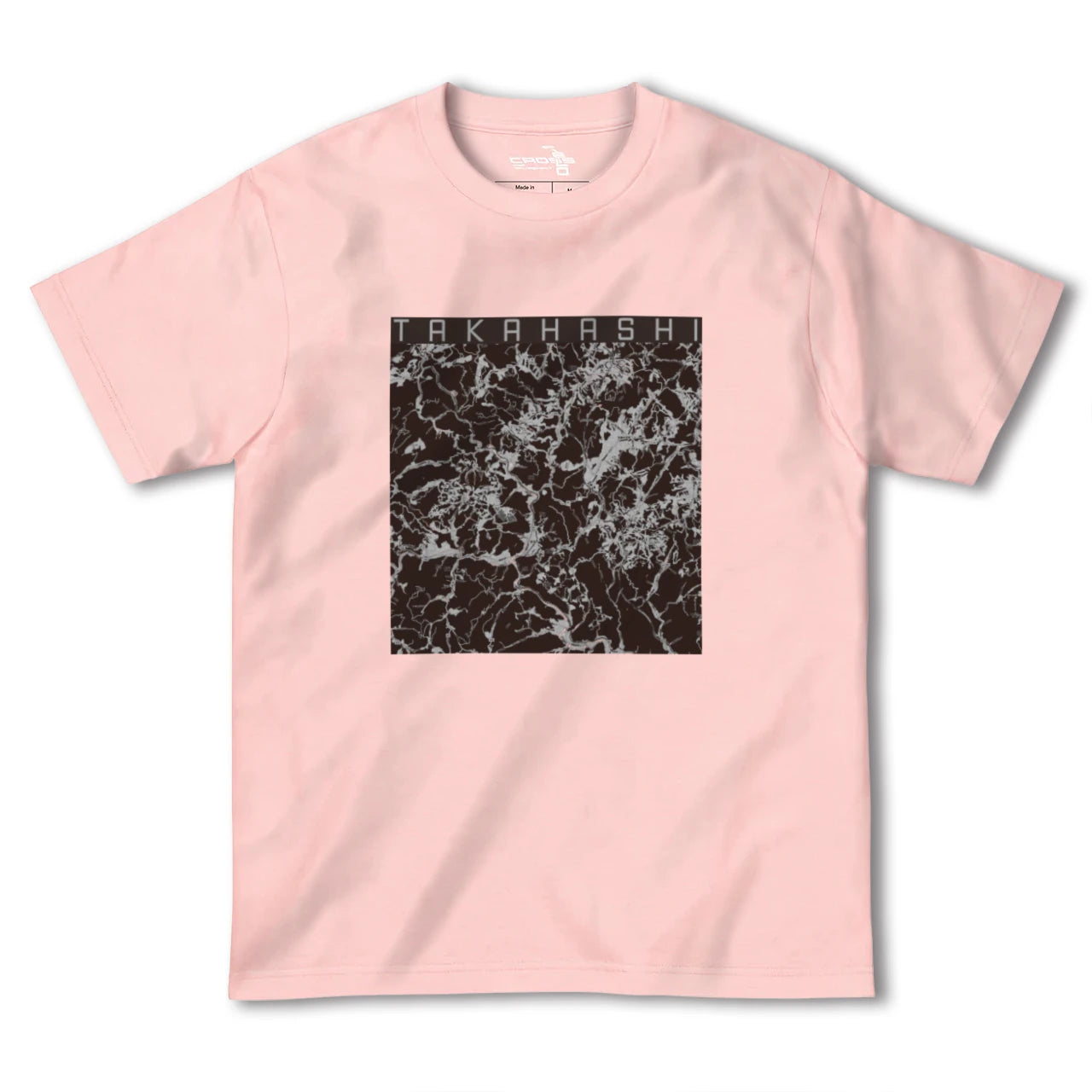 【高梁(岡山県)】地図柄ヘビーウェイトTシャツ