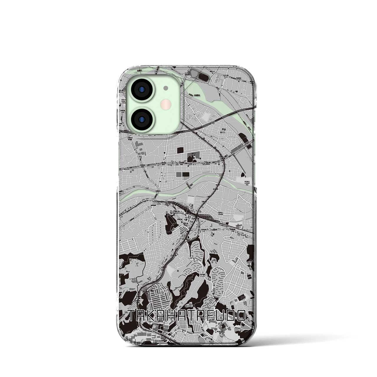 【高幡不動(東京都)】地図柄iPhoneケース(クリアタイプ)