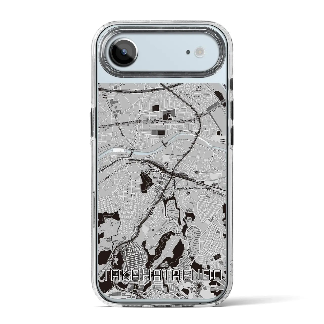 【高幡不動(東京都)】地図柄iPhoneケース(MagSafeタイプ)