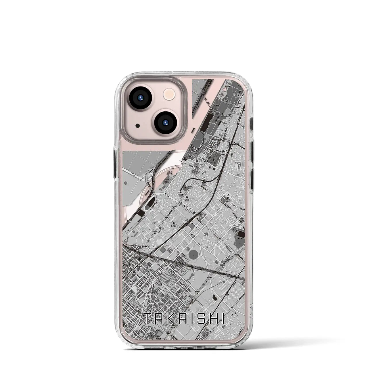 【高石(大阪府)】地図柄iPhoneケース(MagSafeタイプ)