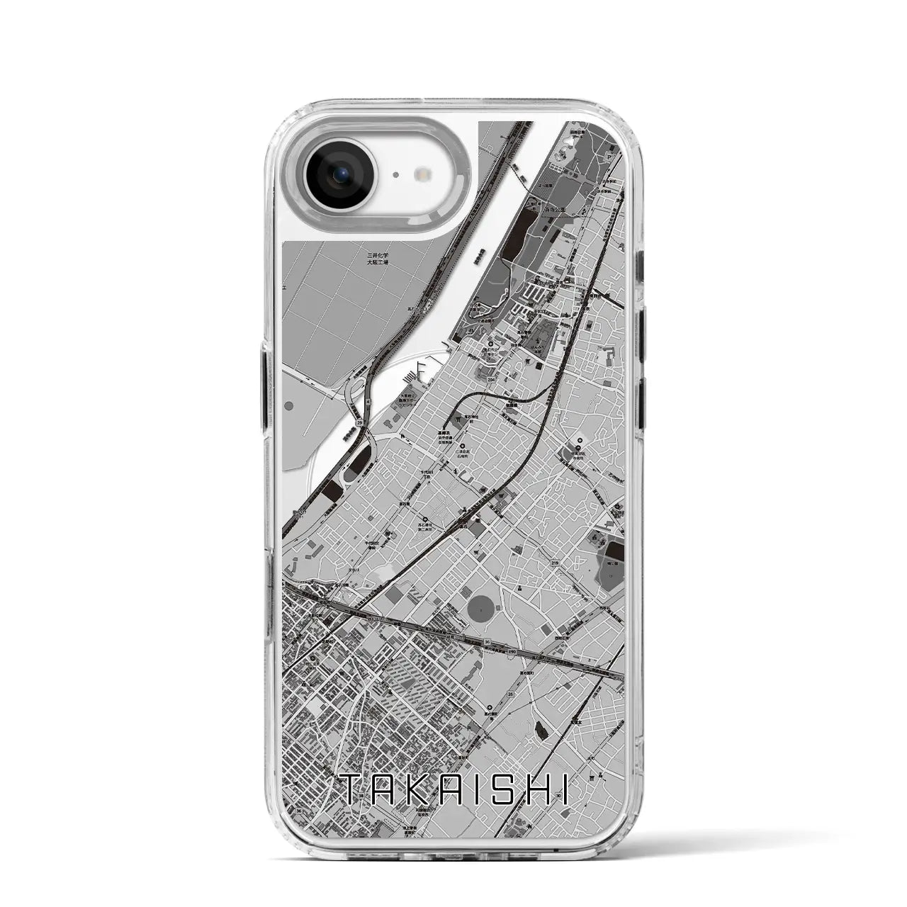 【高石(大阪府)】地図柄iPhoneケース(MagSafeタイプ)