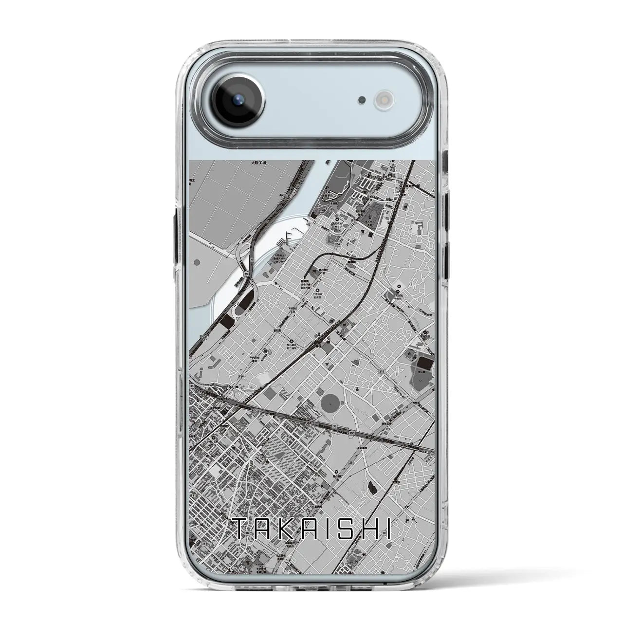 【高石(大阪府)】地図柄iPhoneケース(MagSafeタイプ)