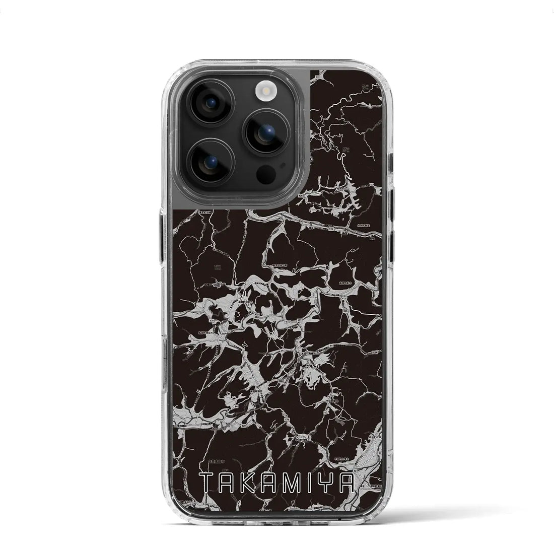 【高宮(広島県)】地図柄iPhoneケース(MagSafeタイプ)