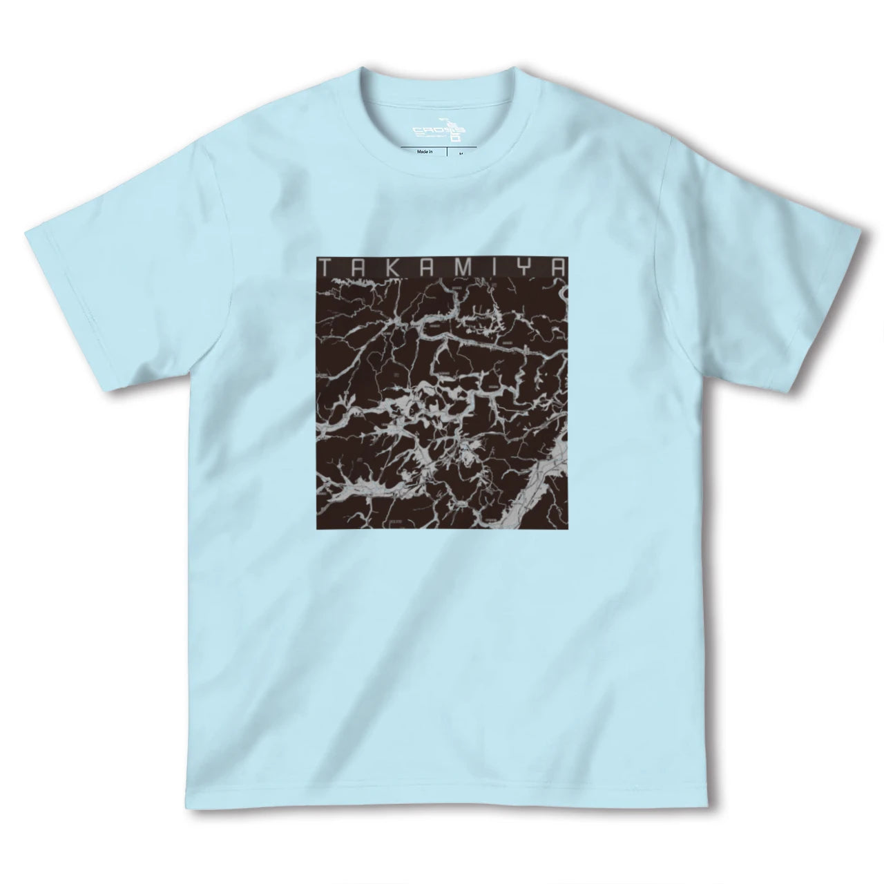【高宮(広島県)】地図柄ヘビーウェイトTシャツ
