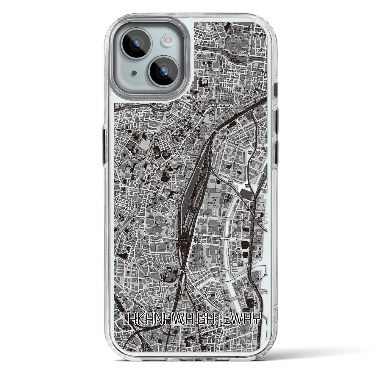 【高輪ゲートウェイ(東京都)】地図柄iPhoneケース(MagSafeタイプ)