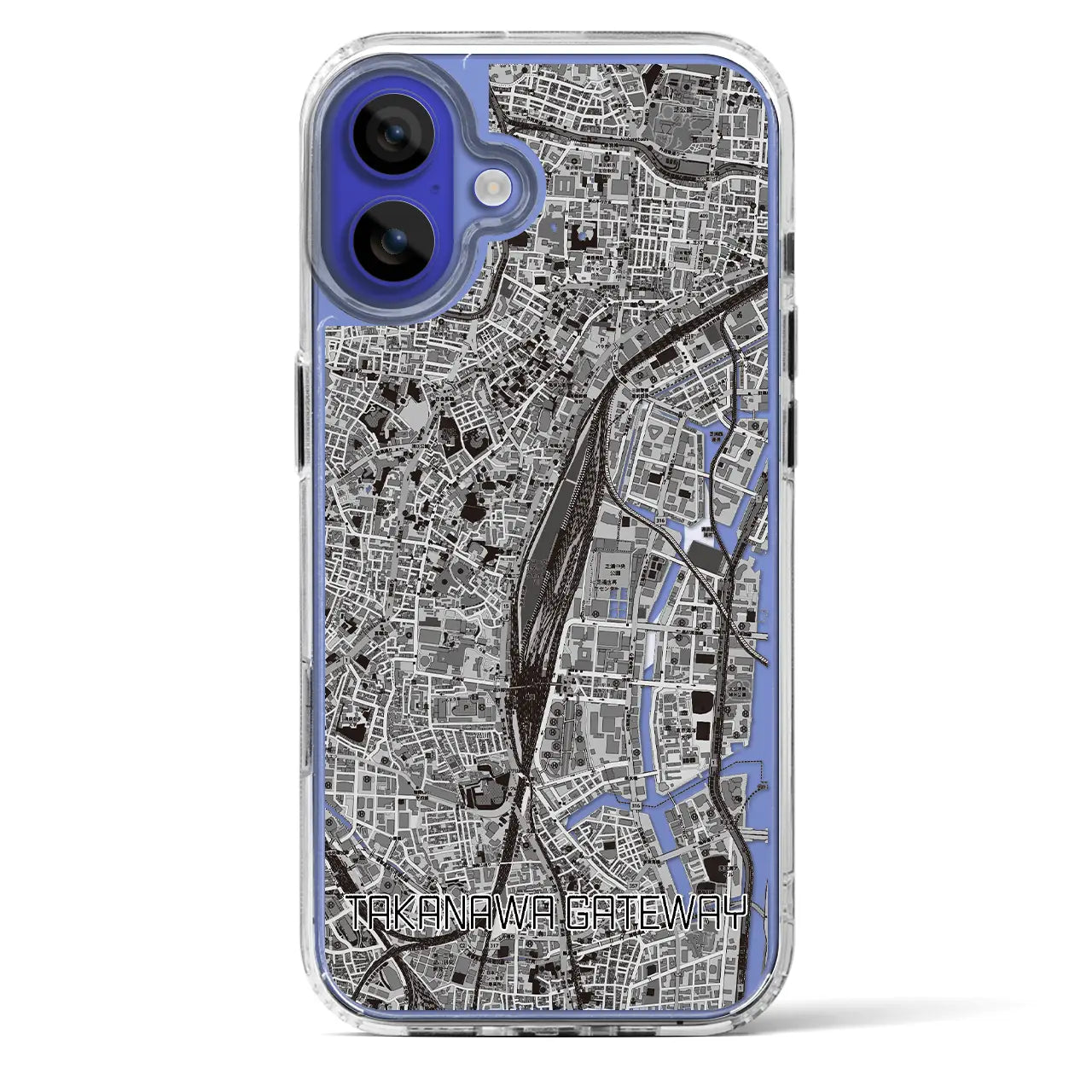 【高輪ゲートウェイ(東京都)】地図柄iPhoneケース(MagSafeタイプ)