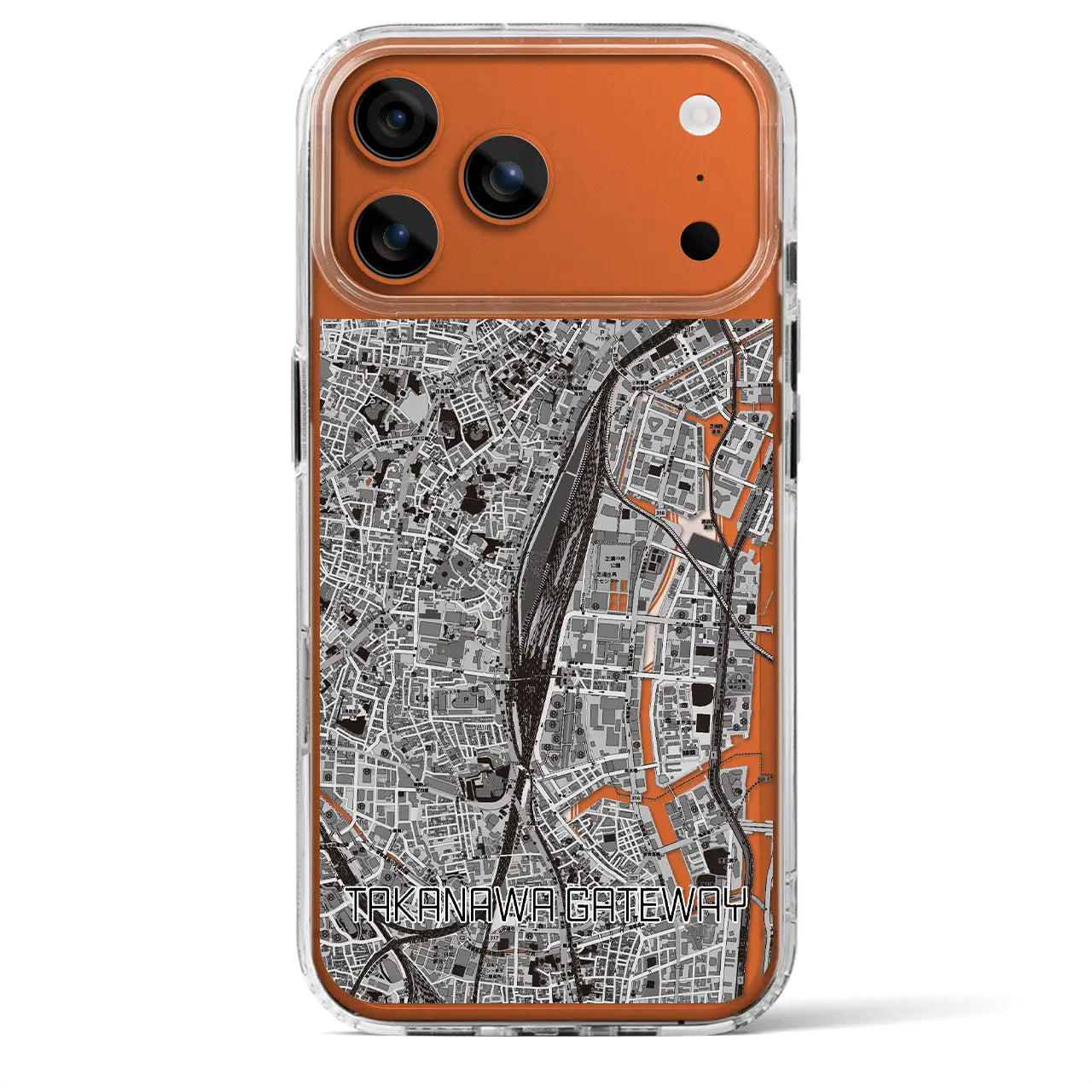 【高輪ゲートウェイ(東京都)】地図柄iPhoneケース(MagSafeタイプ)