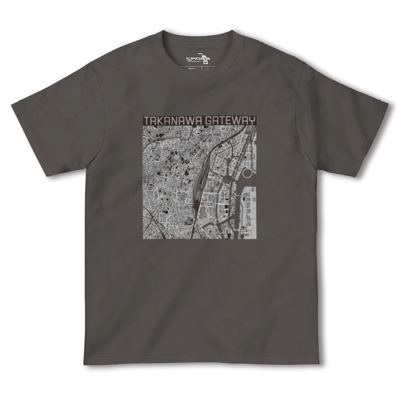 【高輪ゲートウェイ(東京都)】地図柄ヘビーウェイトTシャツ