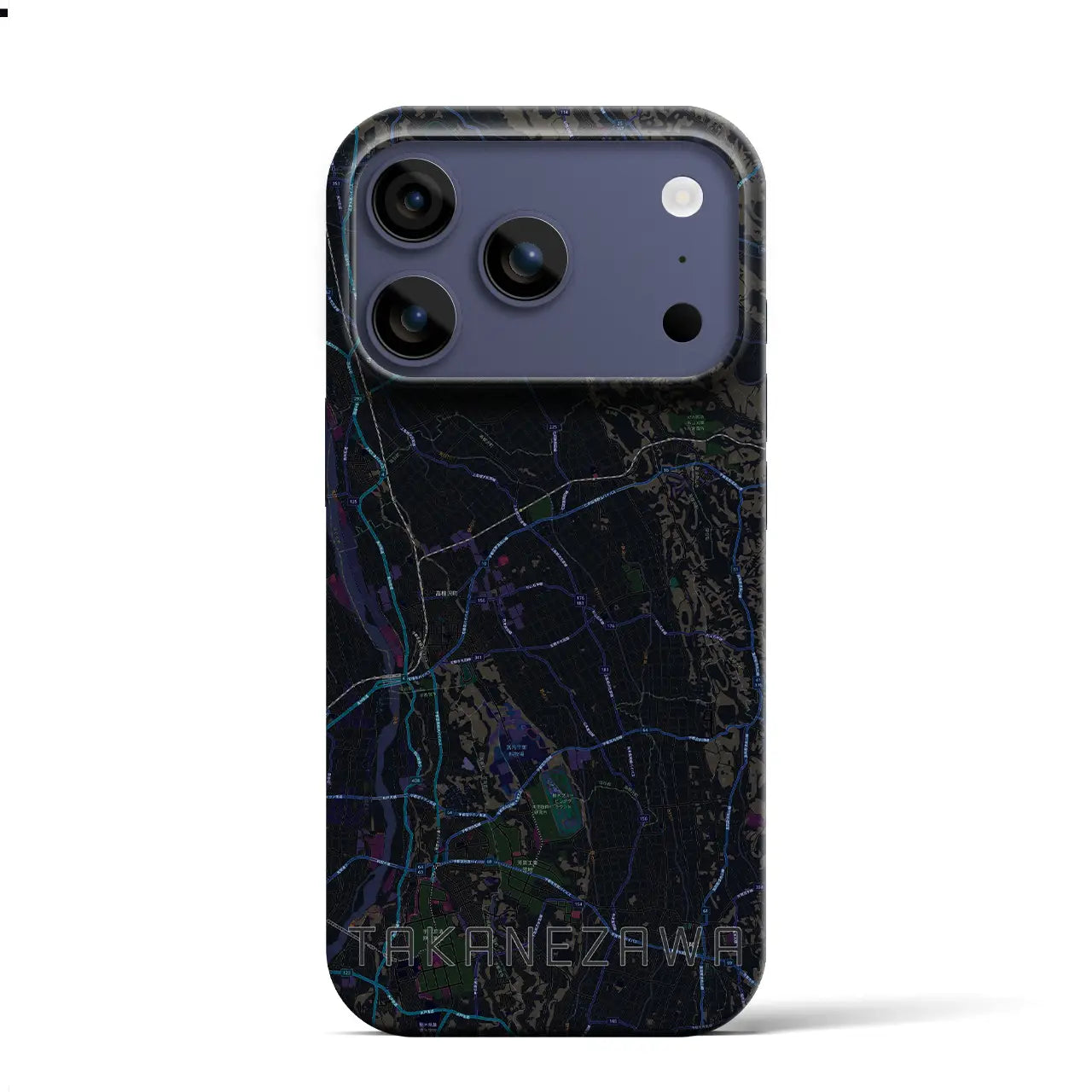 【高根沢(栃木県)】地図柄iPhoneケース(バックカバータイプ)