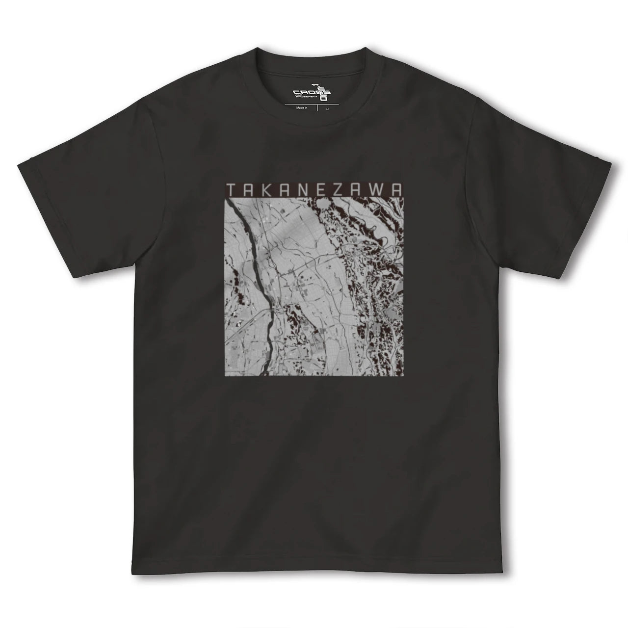 【高根沢(栃木県)】地図柄ヘビーウェイトTシャツ
