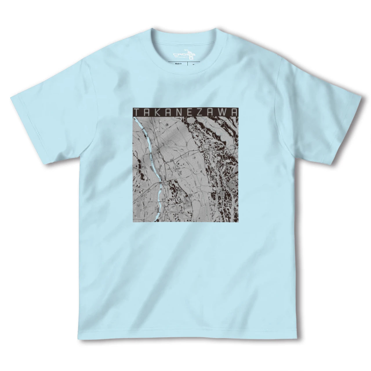【高根沢(栃木県)】地図柄ヘビーウェイトTシャツ