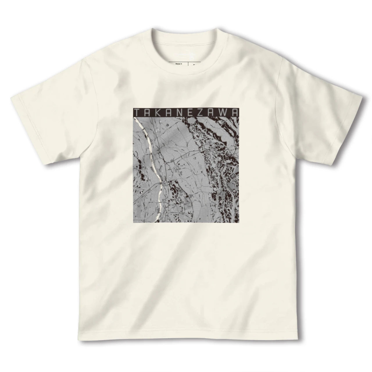 【高根沢(栃木県)】地図柄ヘビーウェイトTシャツ