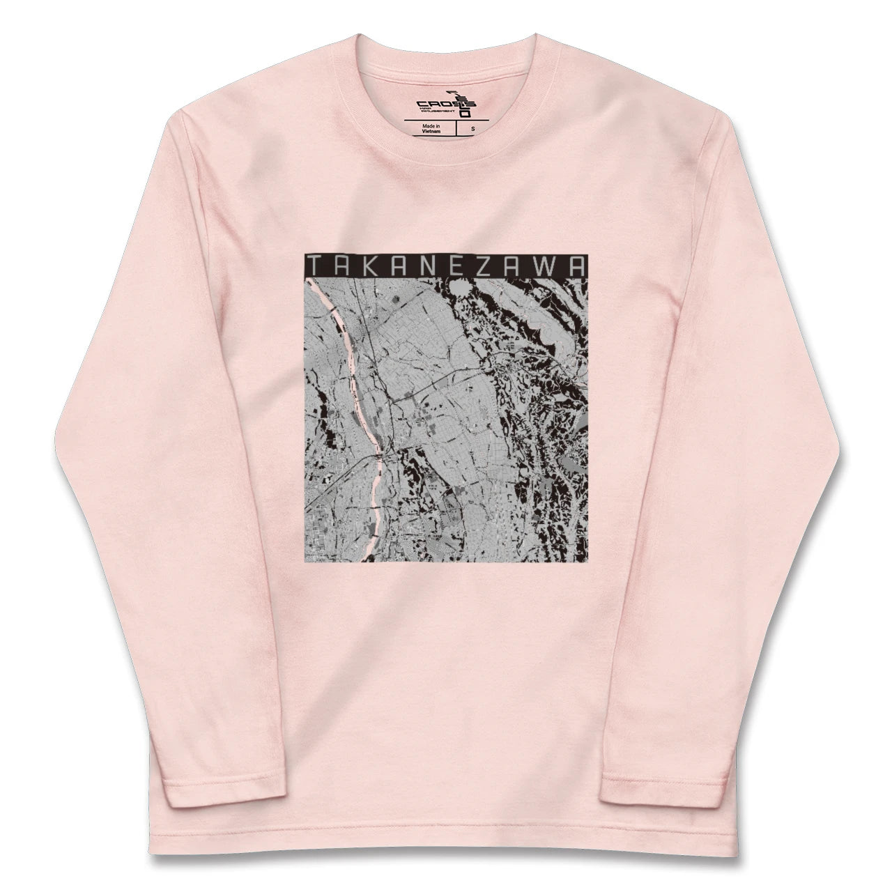 【高根沢(栃木県)】地図柄ロングスリーブTシャツ