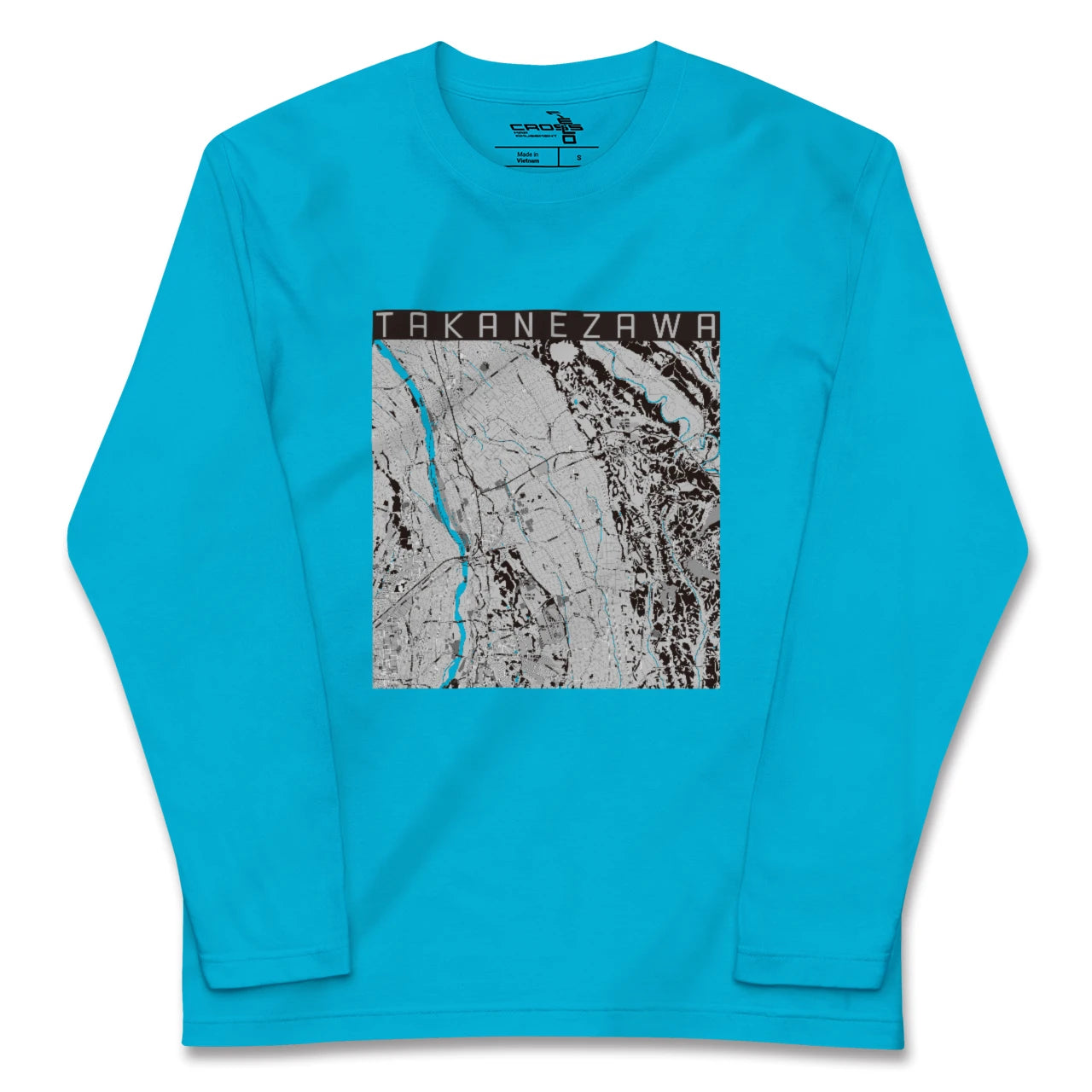 【高根沢(栃木県)】地図柄ロングスリーブTシャツ