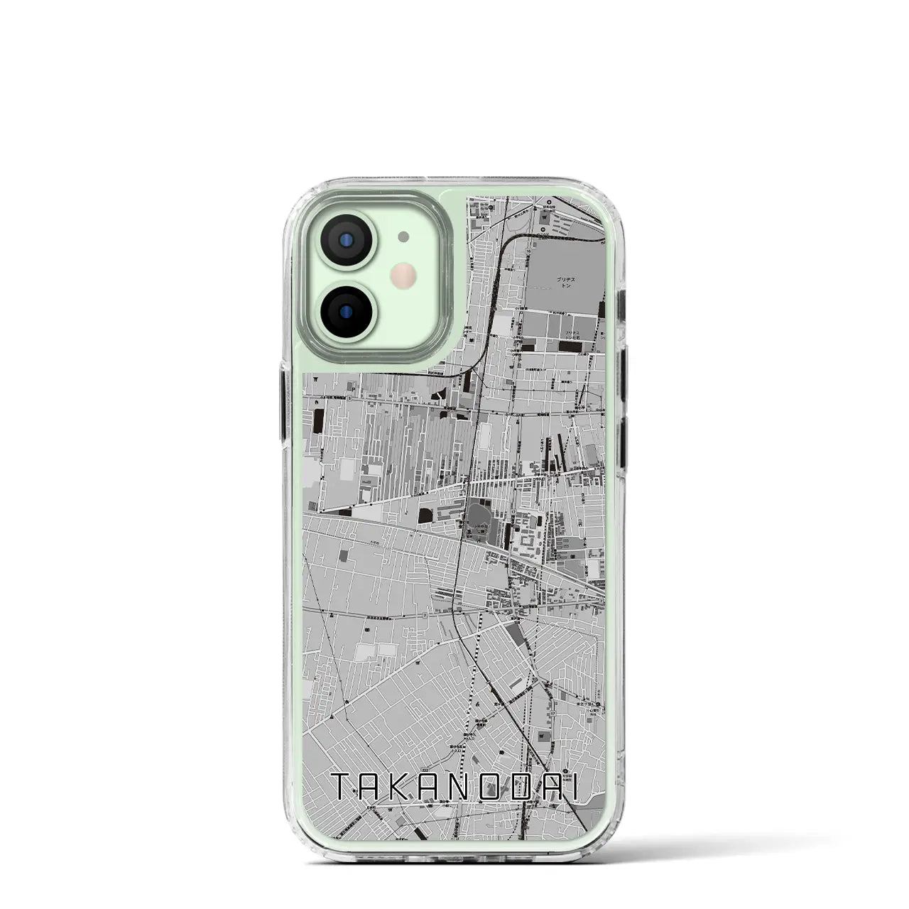【鷹の台(東京都)】地図柄iPhoneケース(MagSafeタイプ)
