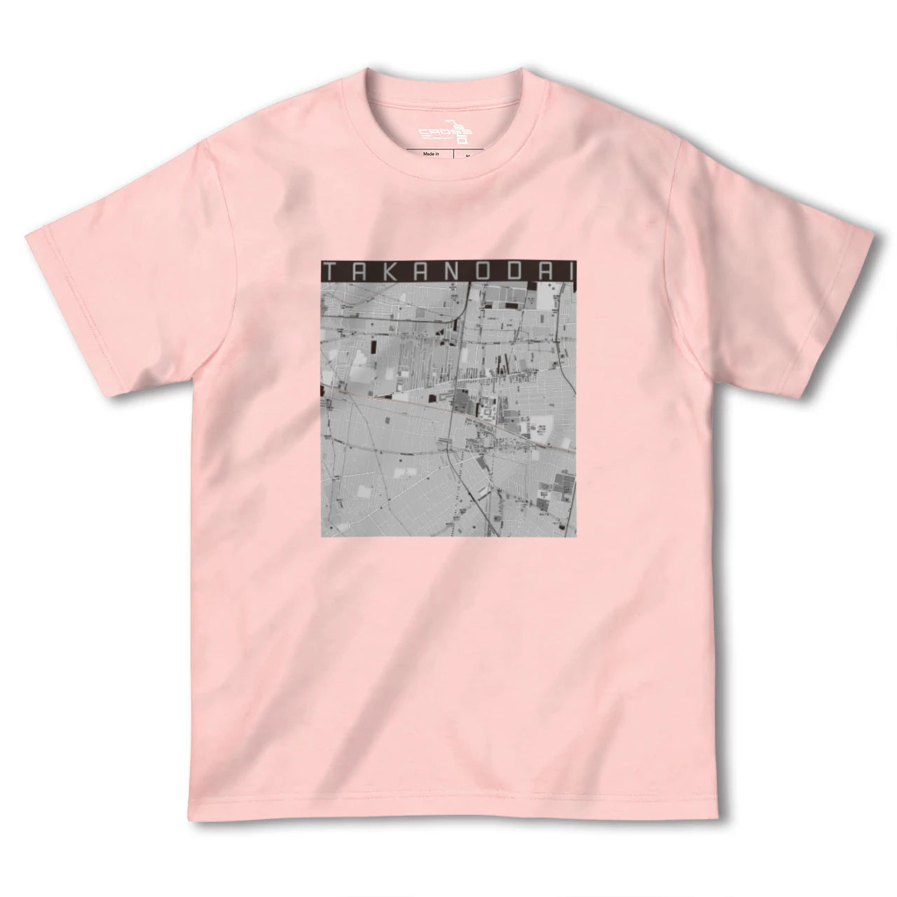 【鷹の台(東京都)】地図柄ヘビーウェイトTシャツ