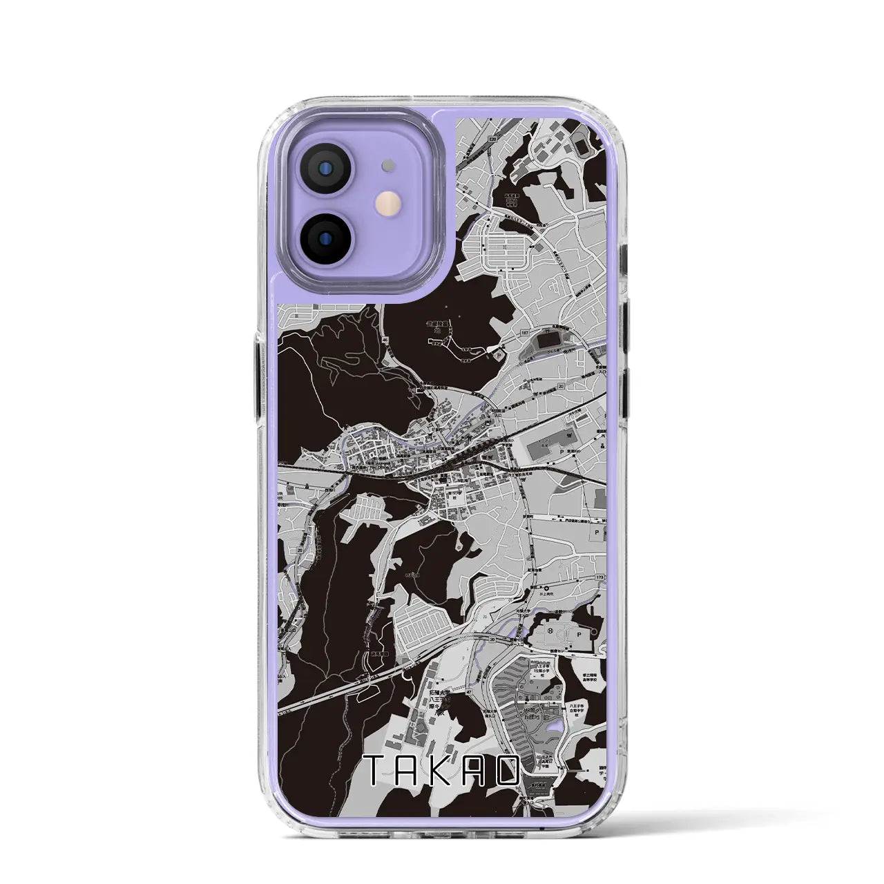 【高尾(東京都)】地図柄iPhoneケース(MagSafeタイプ)