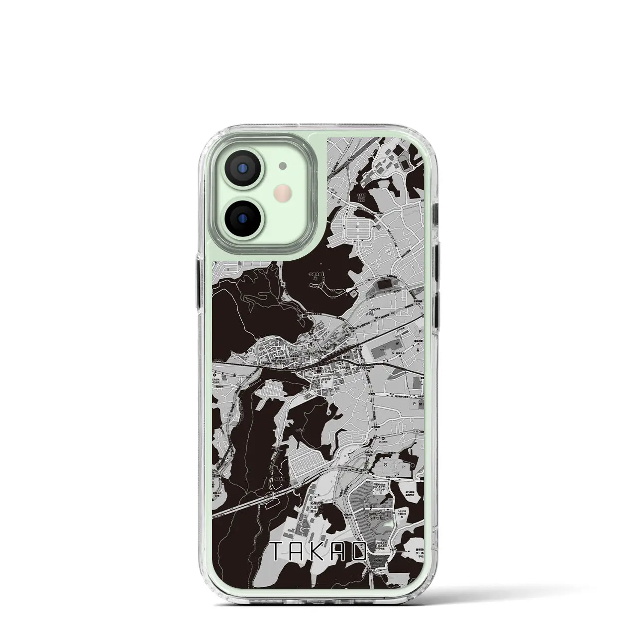 【高尾(東京都)】地図柄iPhoneケース(MagSafeタイプ)