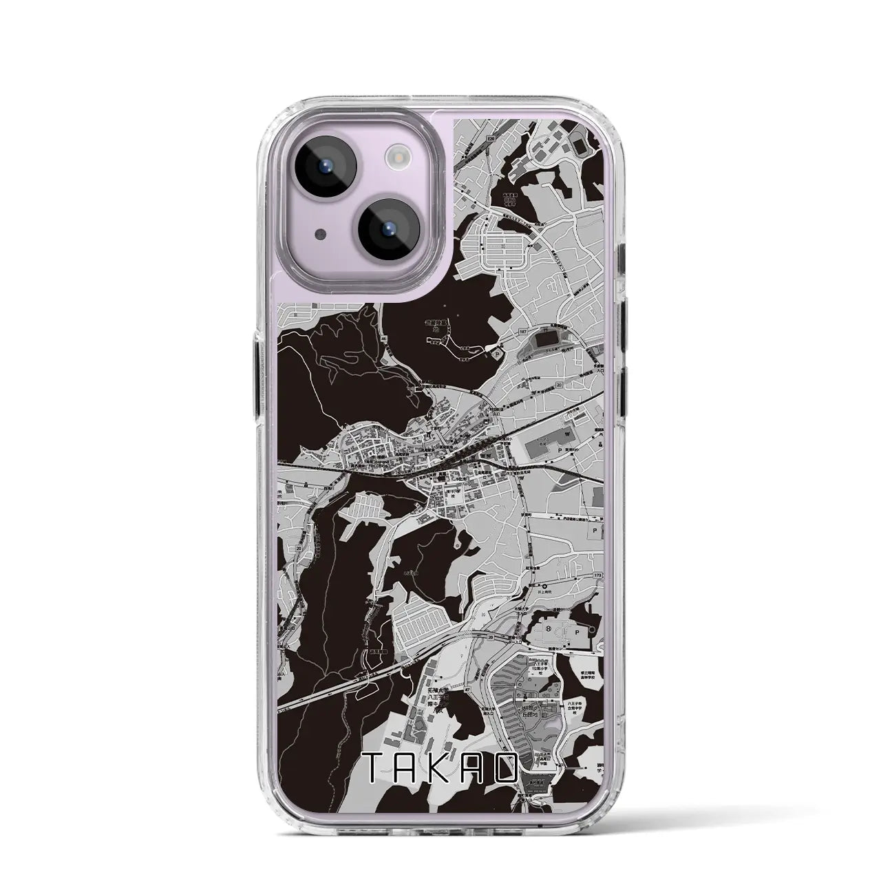 【高尾(東京都)】地図柄iPhoneケース(MagSafeタイプ)