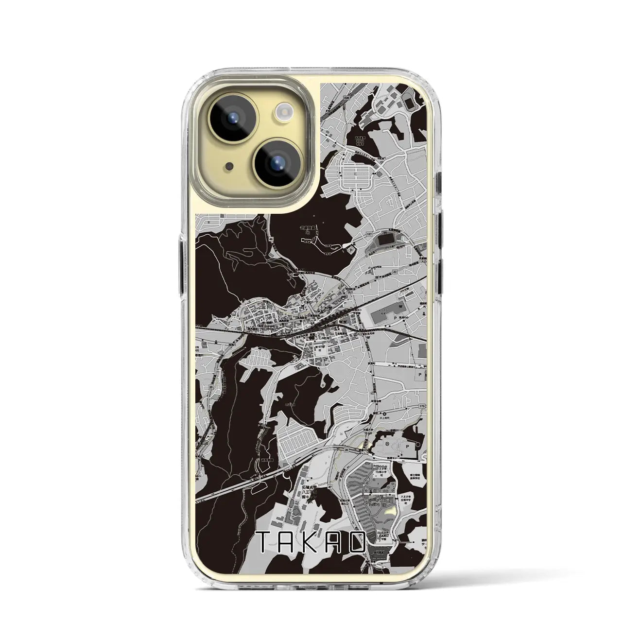 【高尾(東京都)】地図柄iPhoneケース(MagSafeタイプ)