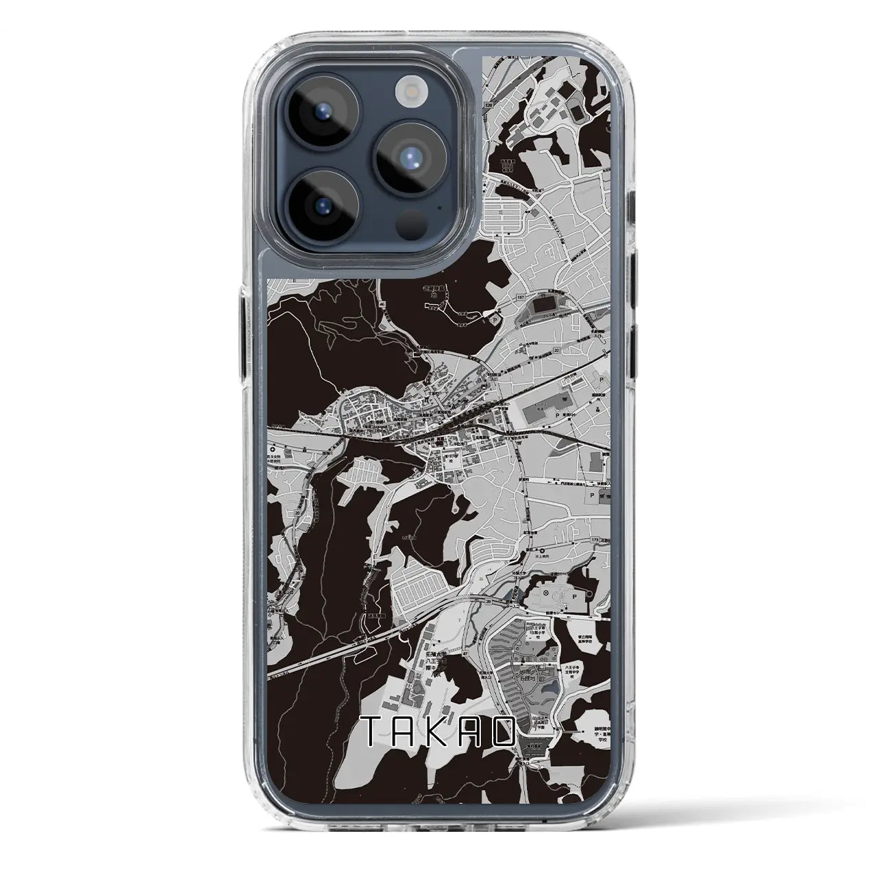 【高尾(東京都)】地図柄iPhoneケース(MagSafeタイプ)