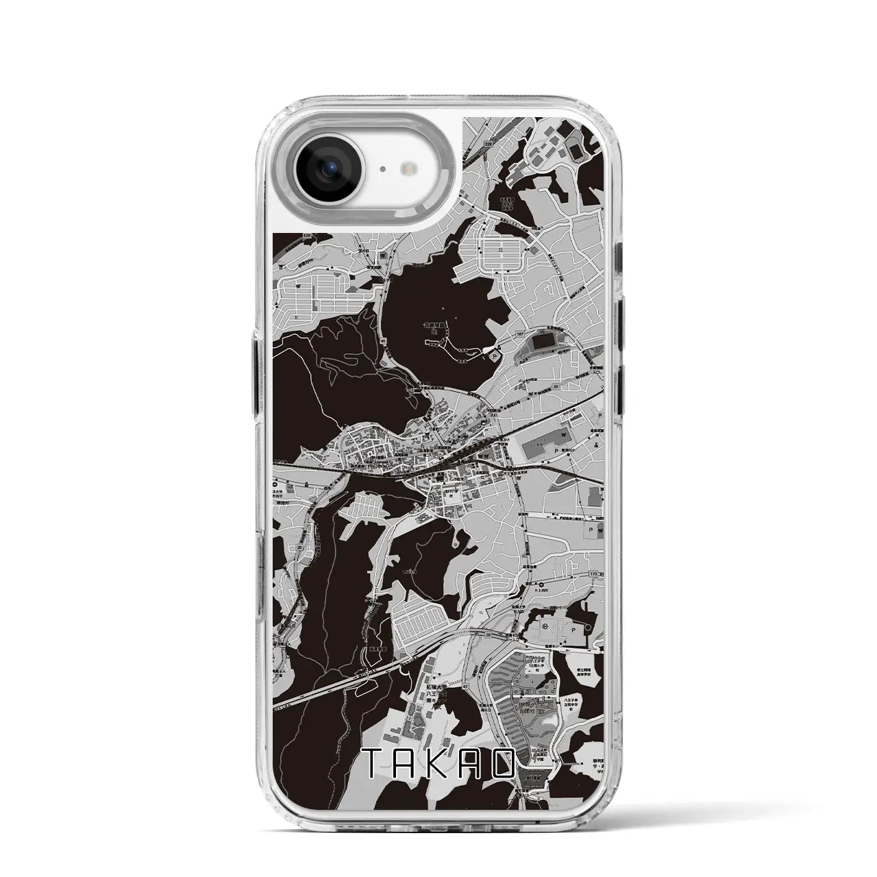 【高尾(東京都)】地図柄iPhoneケース(MagSafeタイプ)
