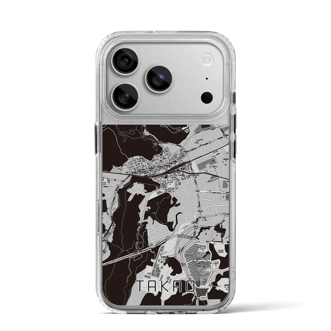 【高尾(東京都)】地図柄iPhoneケース(MagSafeタイプ)