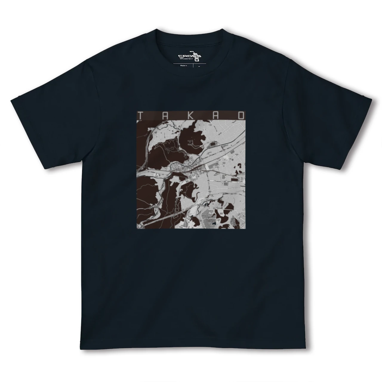 【高尾(東京都)】地図柄ヘビーウェイトTシャツ