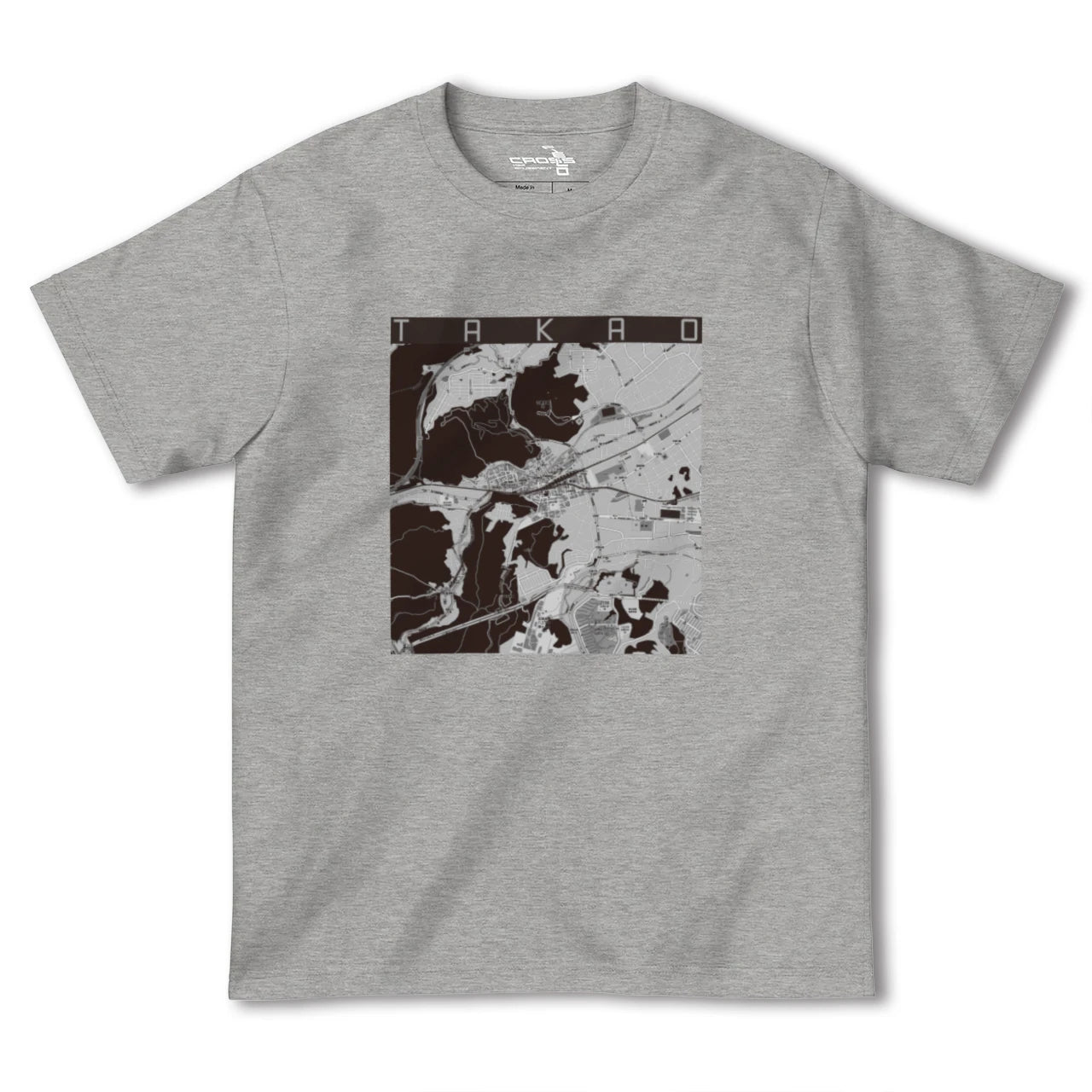 【高尾(東京都)】地図柄ヘビーウェイトTシャツ