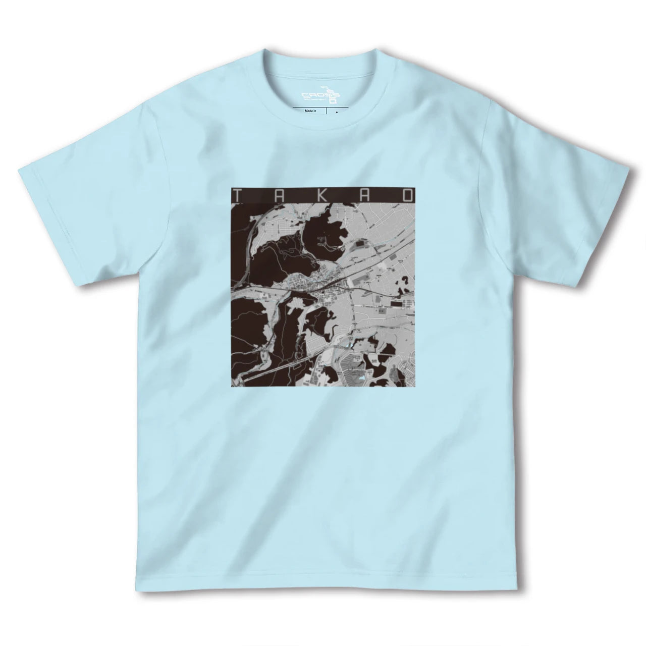 【高尾(東京都)】地図柄ヘビーウェイトTシャツ