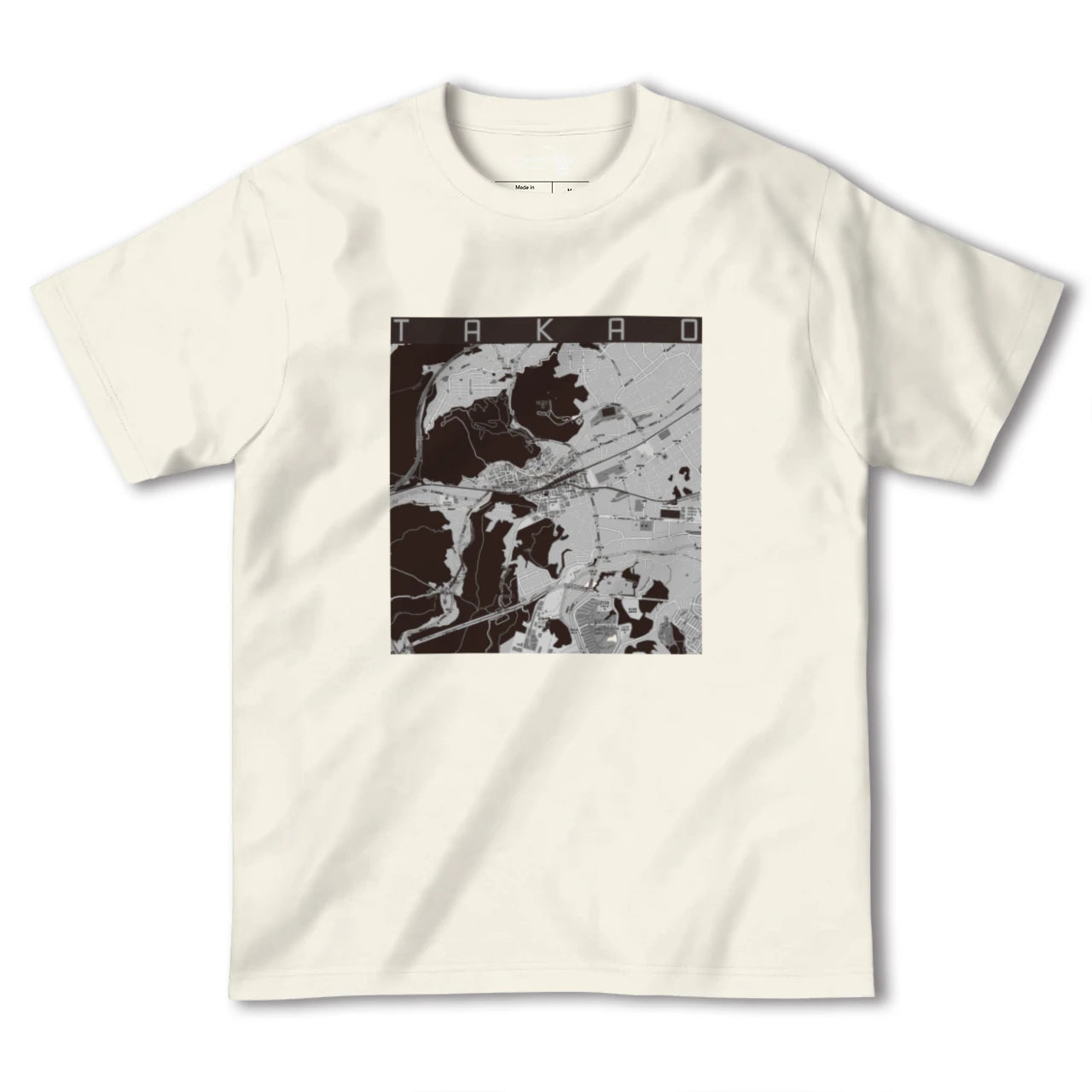 【高尾(東京都)】地図柄ヘビーウェイトTシャツ