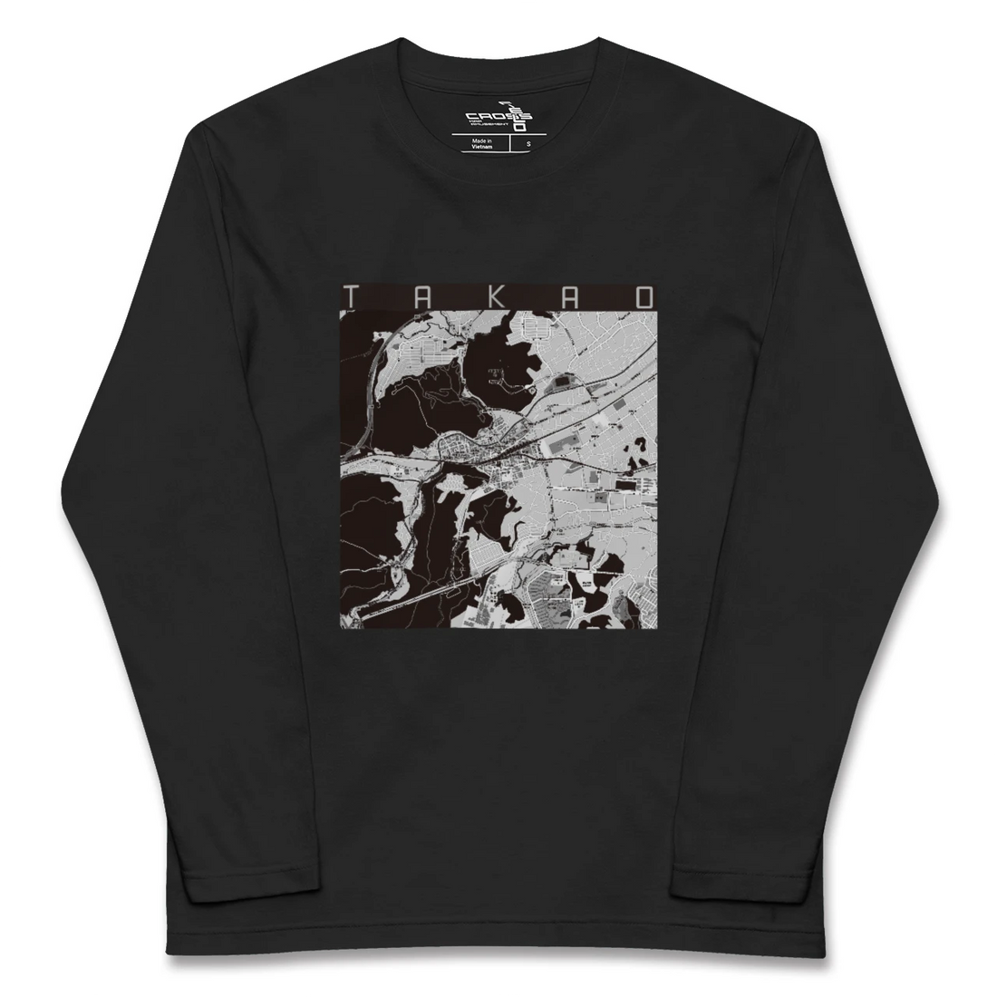 【高尾(東京都)】地図柄ロングスリーブTシャツ