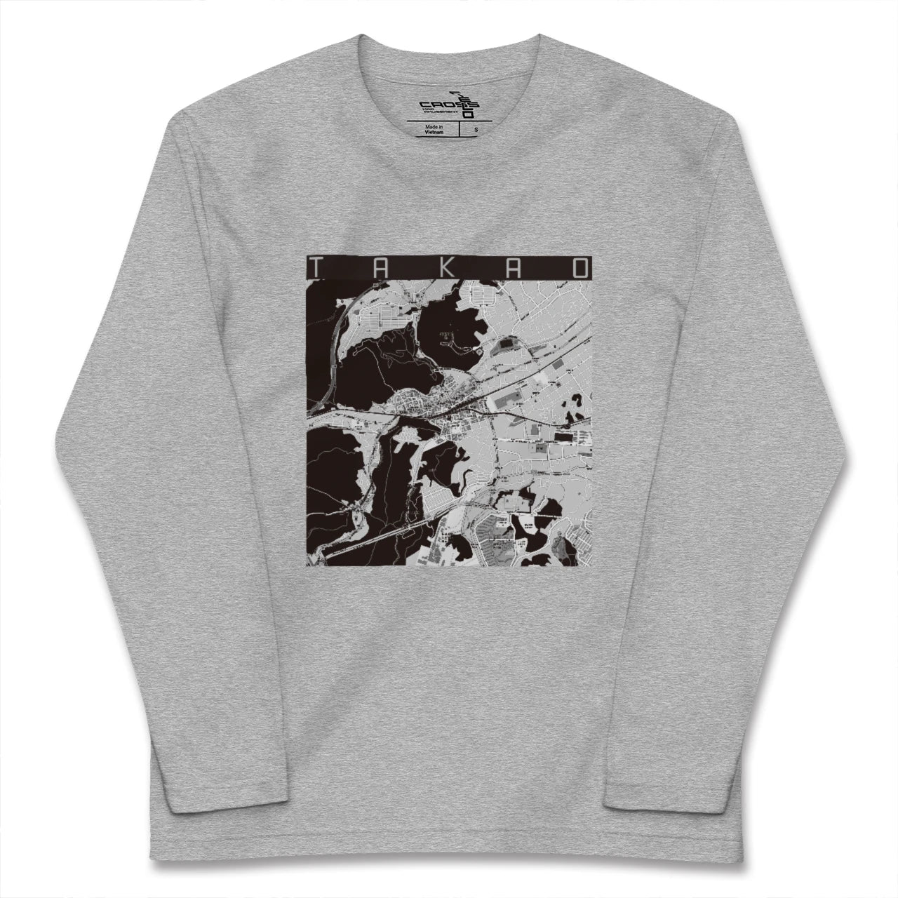 【高尾(東京都)】地図柄ロングスリーブTシャツ