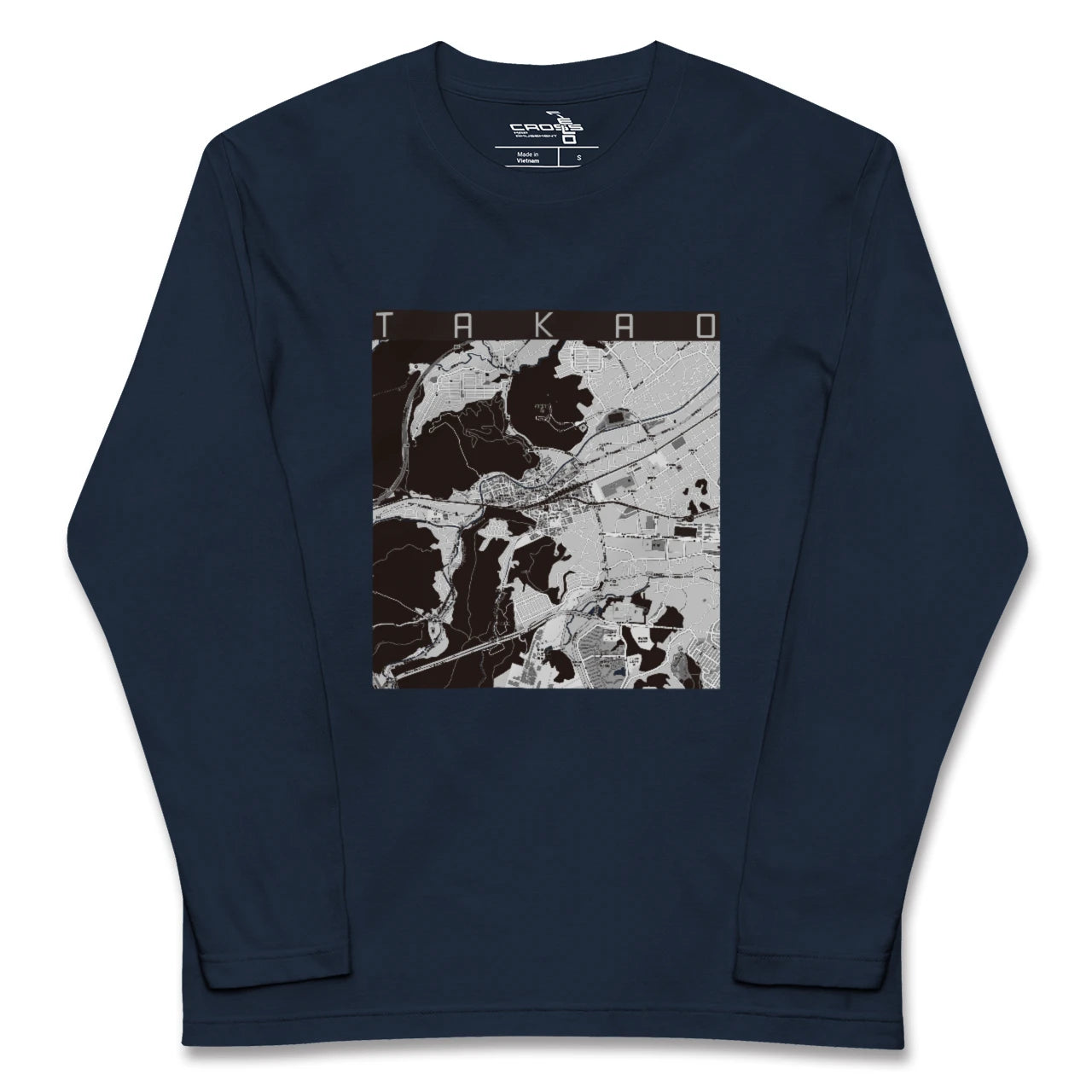 【高尾(東京都)】地図柄ロングスリーブTシャツ