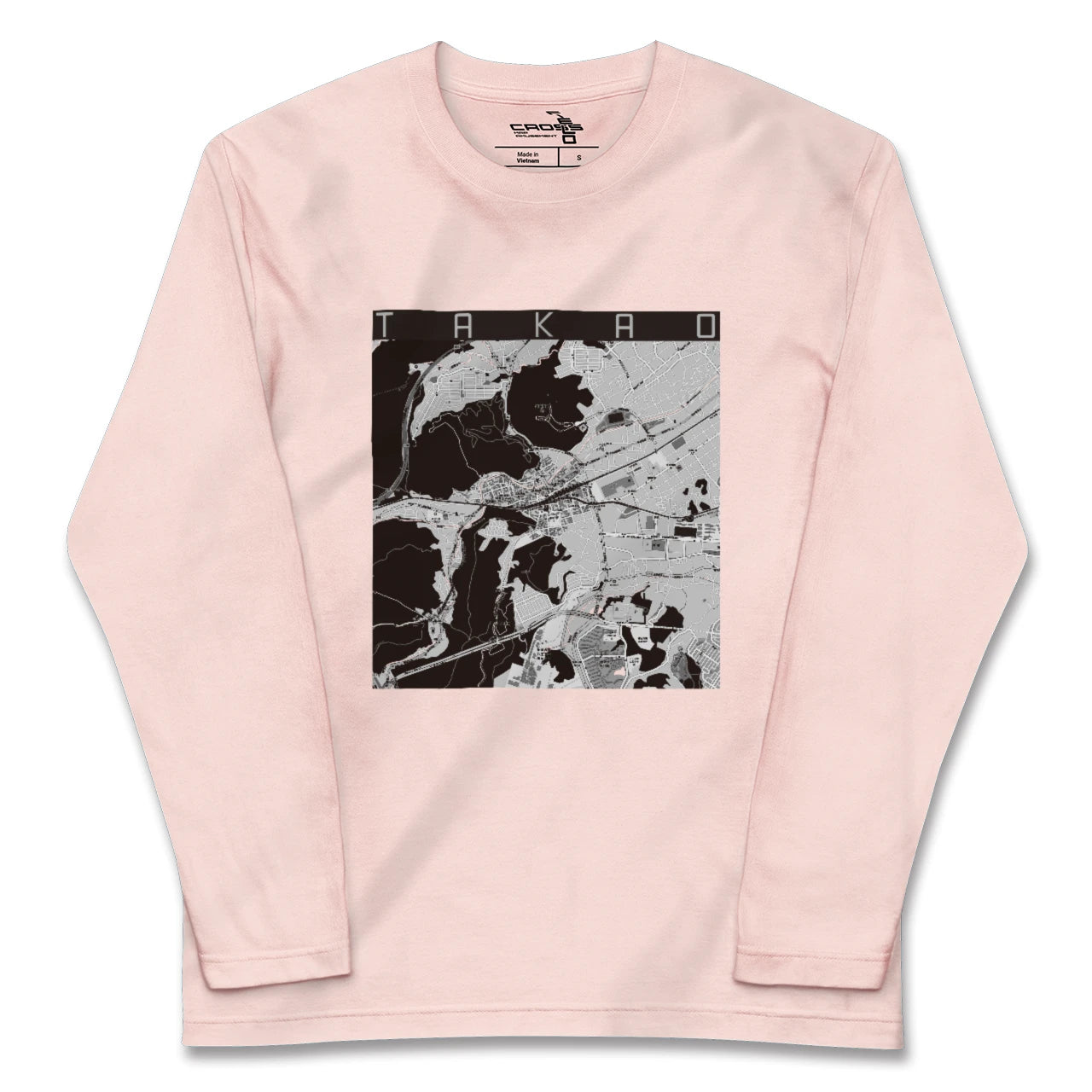 【高尾(東京都)】地図柄ロングスリーブTシャツ