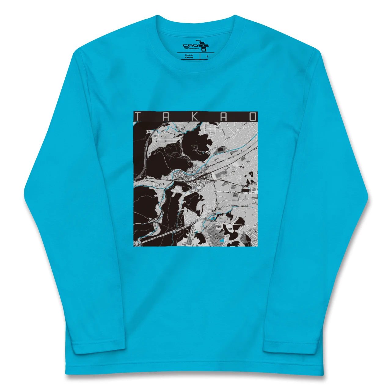 【高尾(東京都)】地図柄ロングスリーブTシャツ