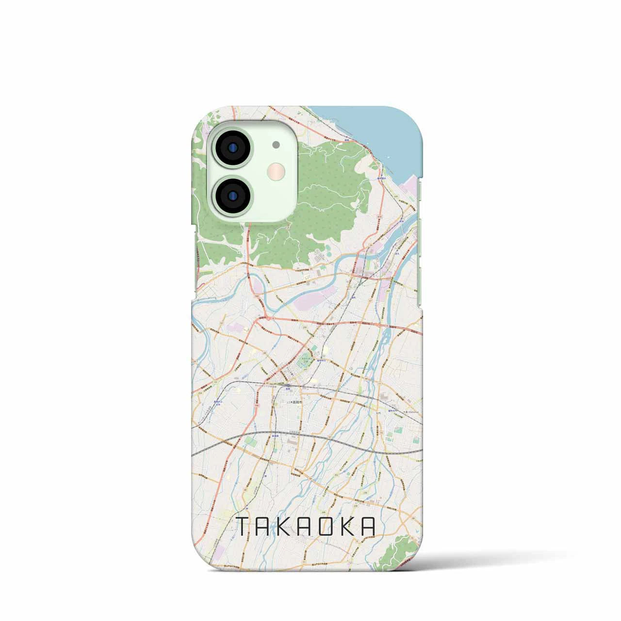 【高岡(富山県)】地図柄iPhoneケース(バックカバータイプ)