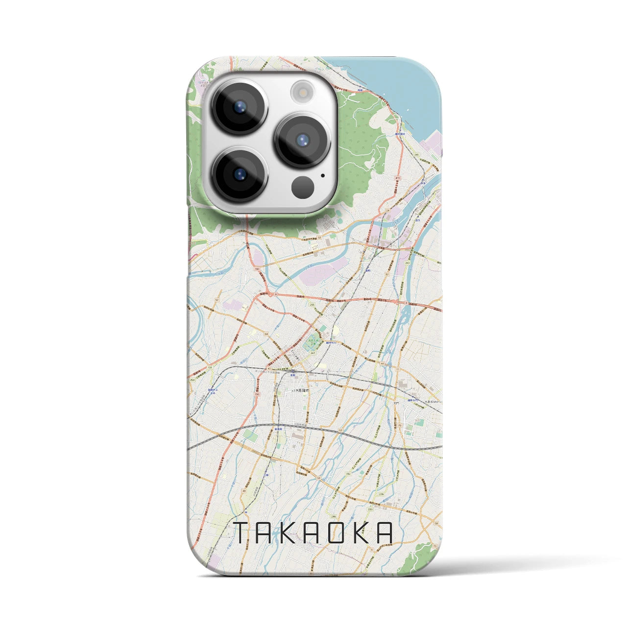 【高岡(富山県)】地図柄iPhoneケース(バックカバータイプ)