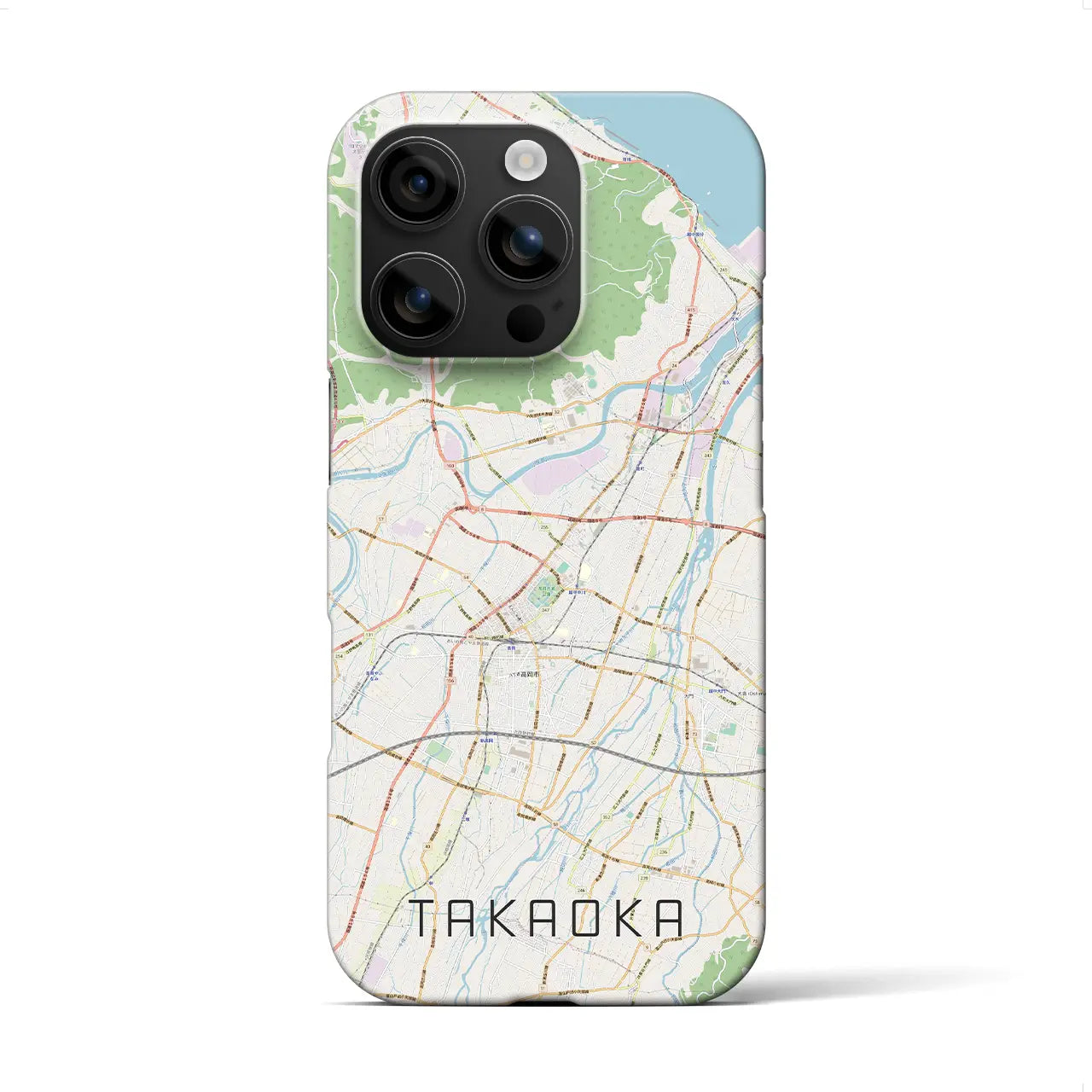 【高岡(富山県)】地図柄iPhoneケース(バックカバータイプ)