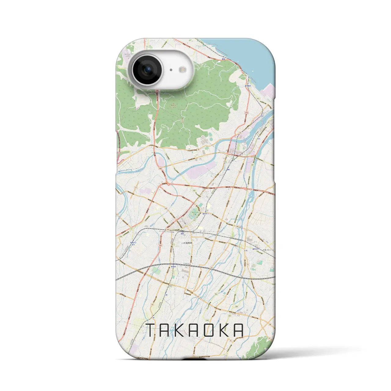【高岡(富山県)】地図柄iPhoneケース(バックカバータイプ)