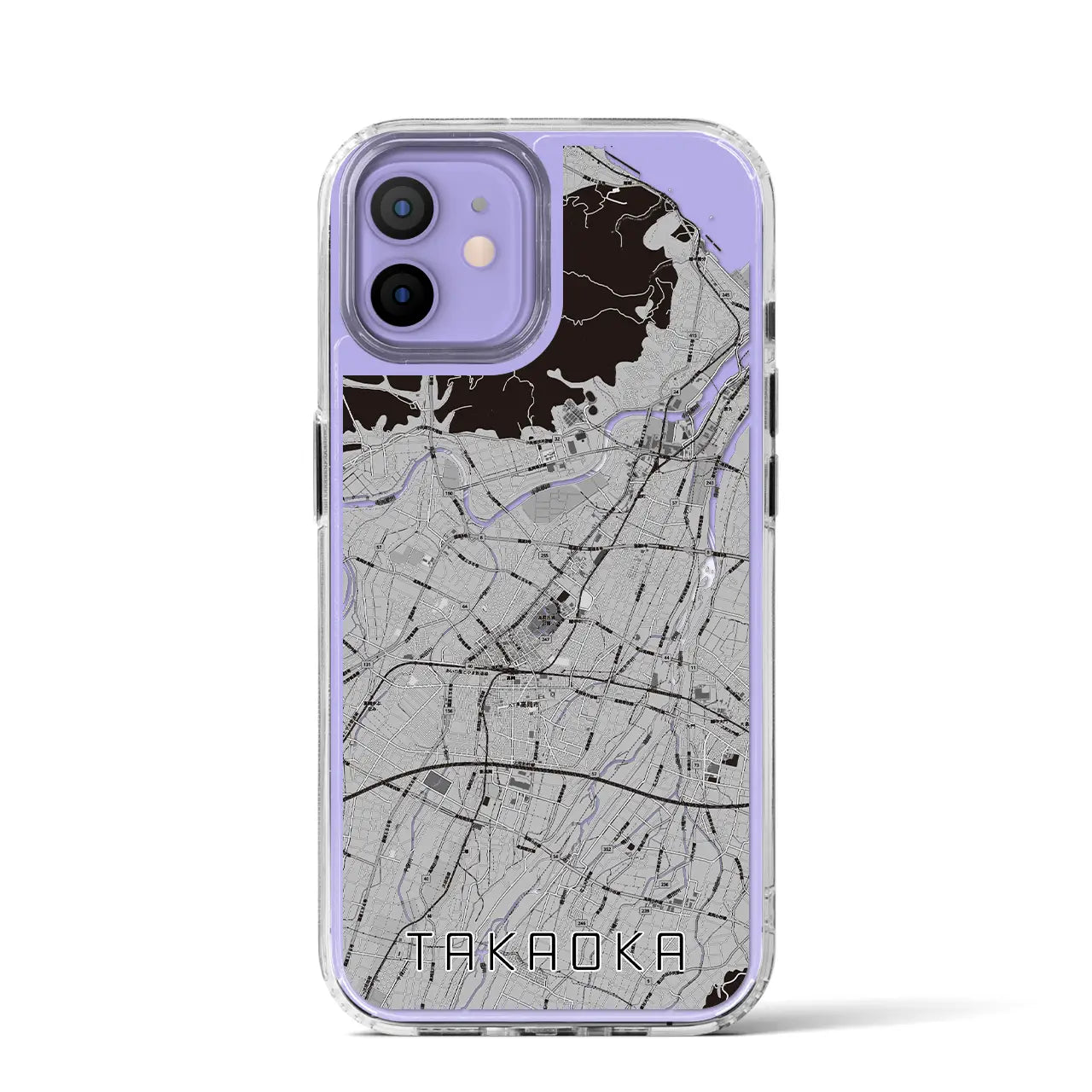 【高岡(富山県)】地図柄iPhoneケース(MagSafeタイプ)