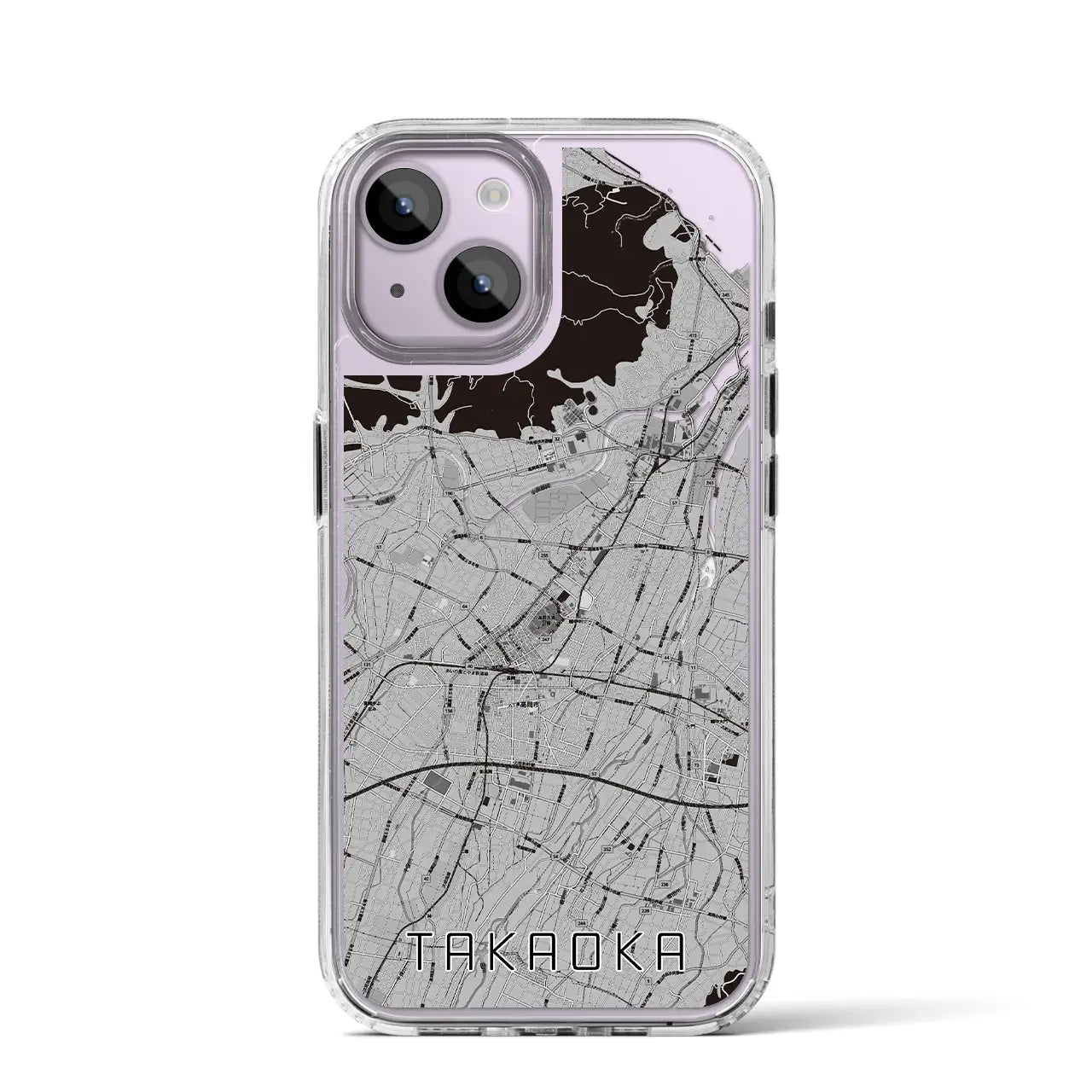 【高岡(富山県)】地図柄iPhoneケース(MagSafeタイプ)