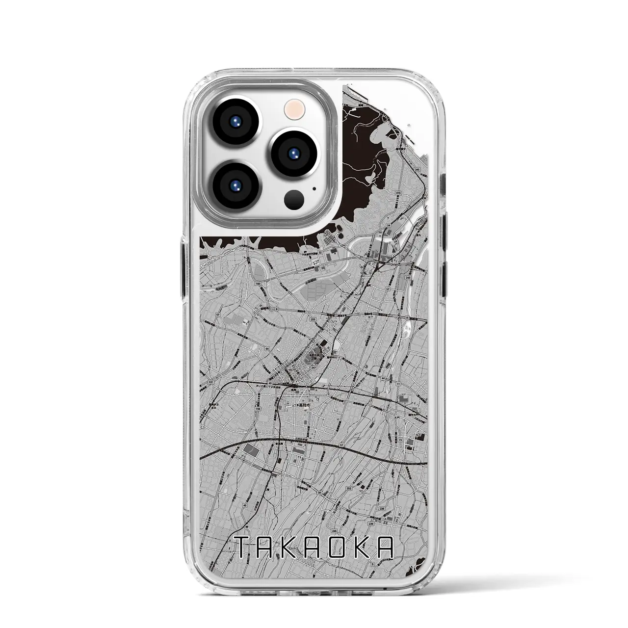 【高岡(富山県)】地図柄iPhoneケース(MagSafeタイプ)