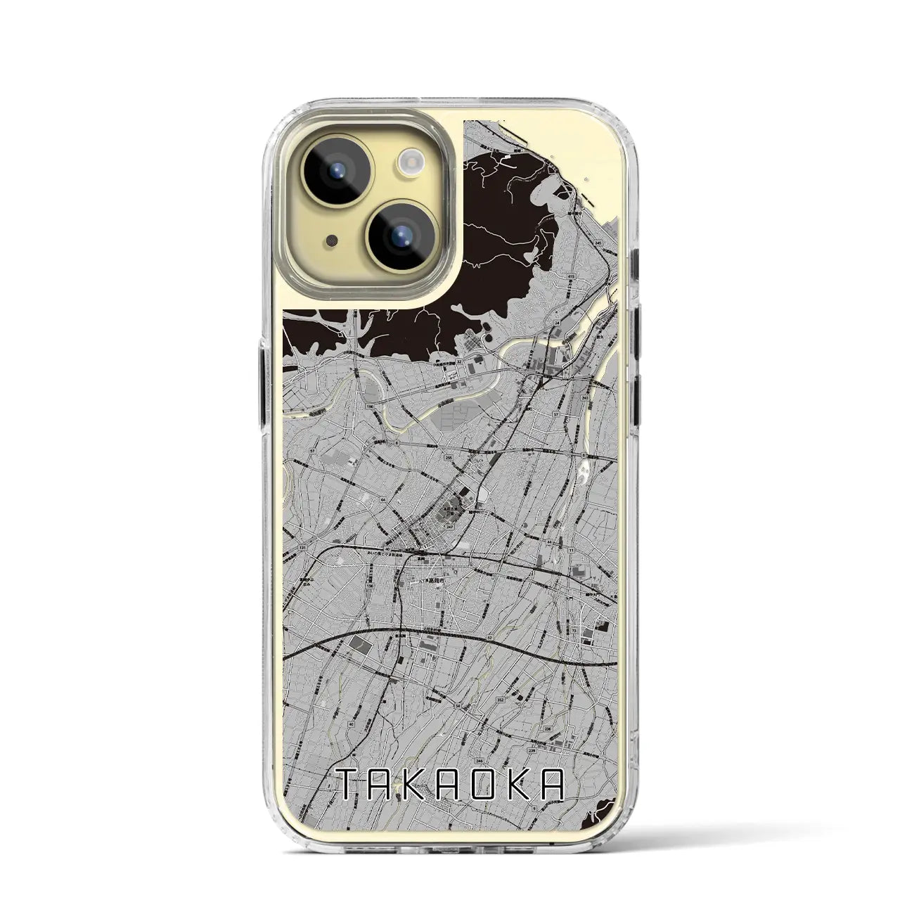 【高岡(富山県)】地図柄iPhoneケース(MagSafeタイプ)