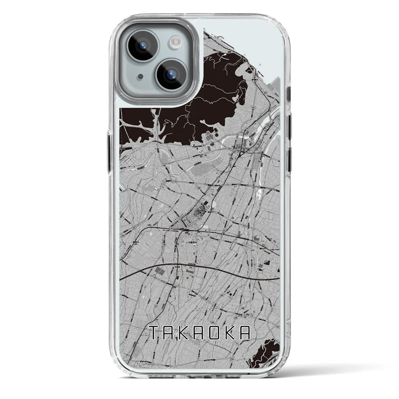 【高岡(富山県)】地図柄iPhoneケース(MagSafeタイプ)