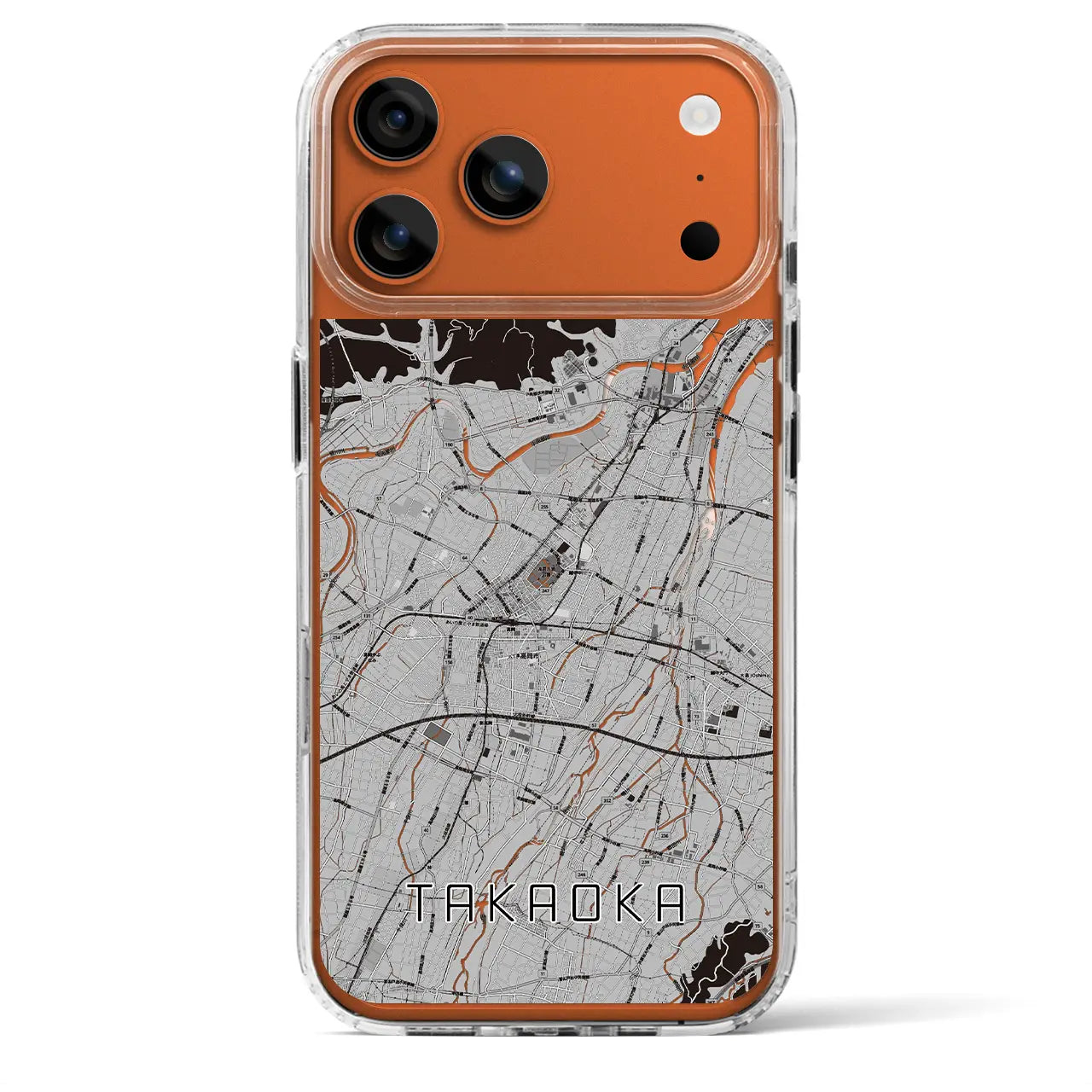 【高岡(富山県)】地図柄iPhoneケース(MagSafeタイプ)