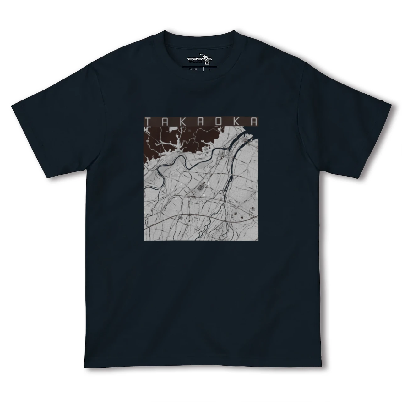 【高岡(富山県)】地図柄ヘビーウェイトTシャツ