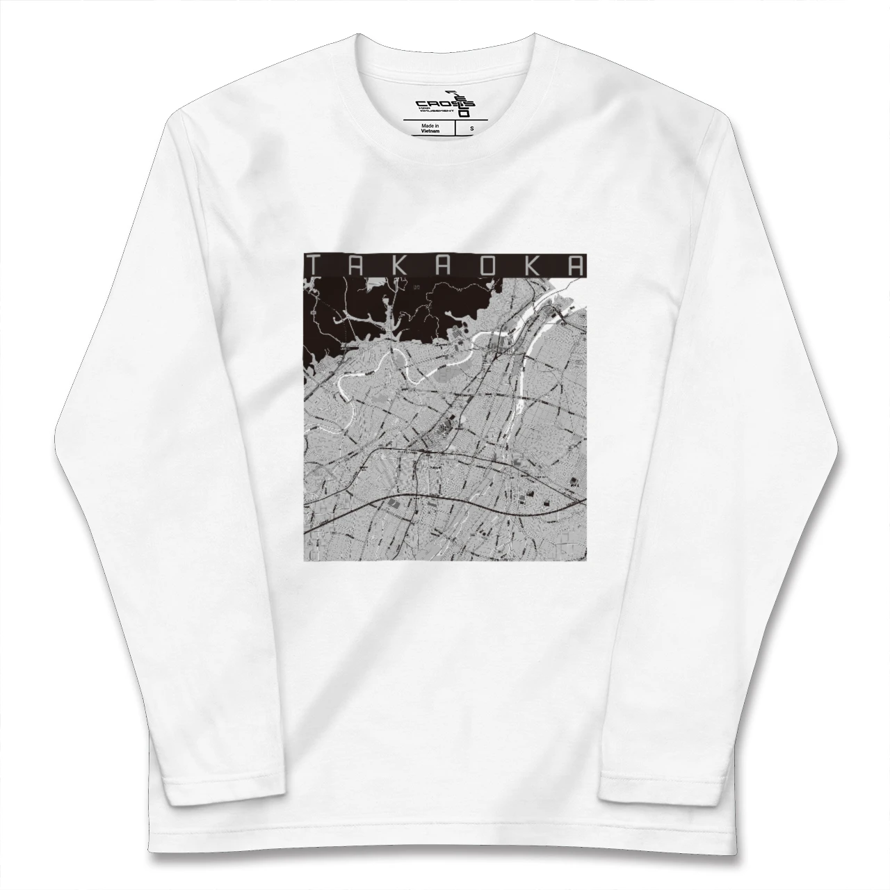 【高岡(富山県)】地図柄ロングスリーブTシャツ